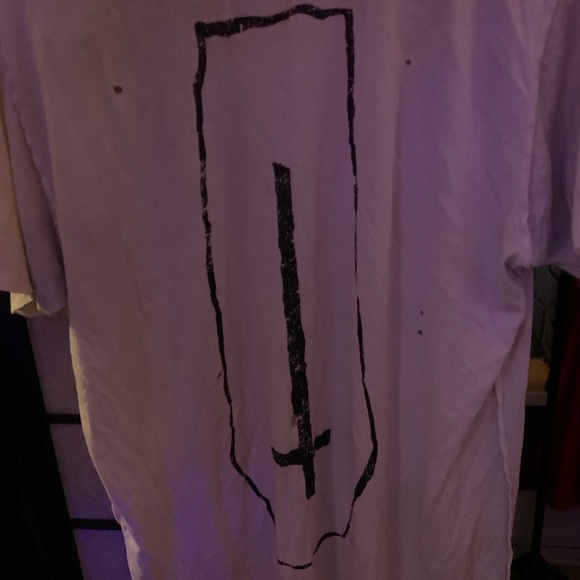 Vintage unif distressed Black Death shirt - Picture 5 of 9